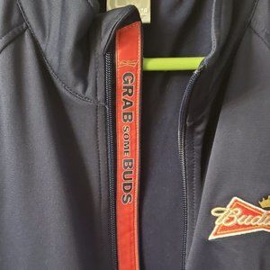 Levelwear Budweiser Zip Up Jacket Blue XL